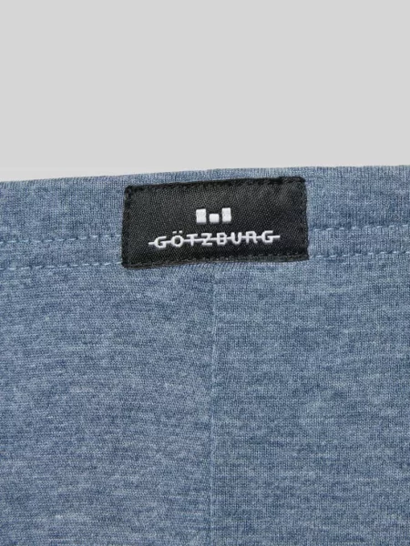 Figi z detalem z logo w zestawie 3 szt. Götzburg Wäsche granatowe