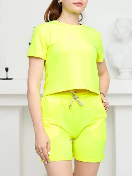 Komplet dresowy Resti żółty