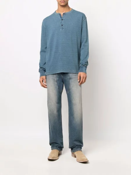 Marškinėliai Ralph Lauren Rrl mėlyna