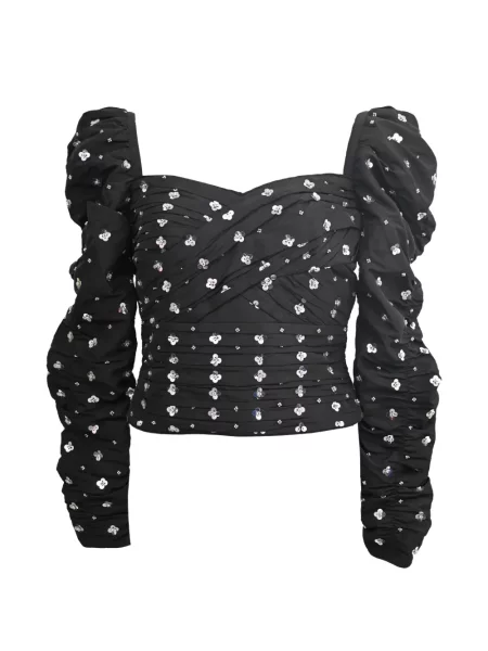 Top Self-portrait czarny