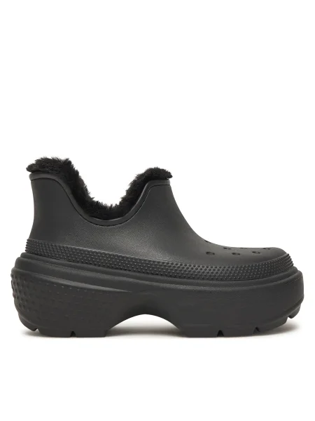 Snehule Crocs Stomp Lined Shorty Boot čierna