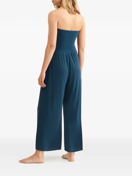 Pantaloni Eres cu picior lat verde