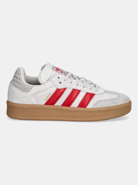 Usnjene superge adidas Originals Samba XLG siva