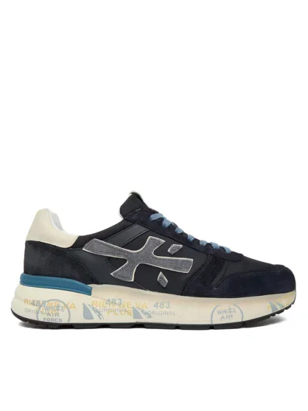 Sneakersy Premiata Mick Var Tmavomodrá
