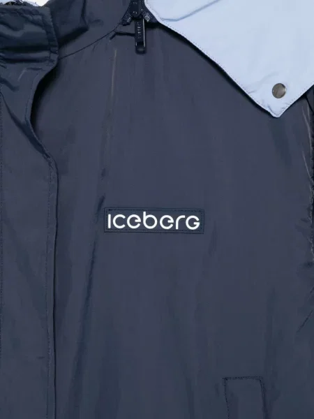 Geacă Iceberg cu autograf albastru