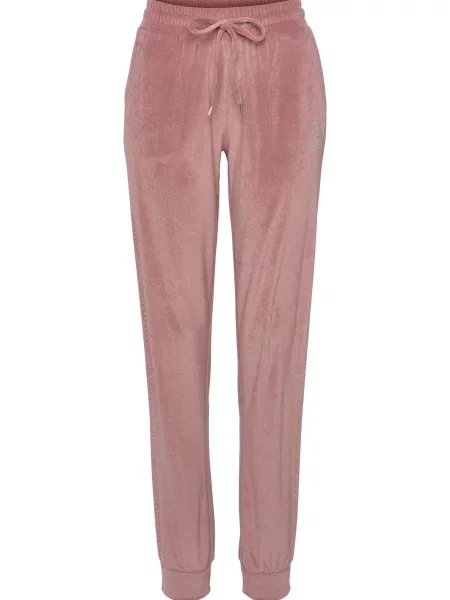 VIVANCE by LASCANA Pantaloni de pijama rosé