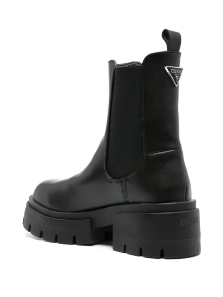 Botine Guess cu autograf negru