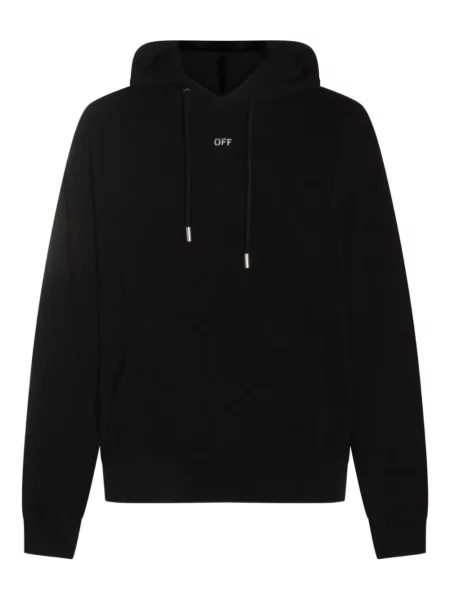 Суичър с качулка Off-white бяло