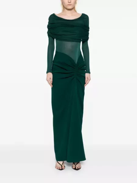 Rochie Christopher Esber de costum verde
