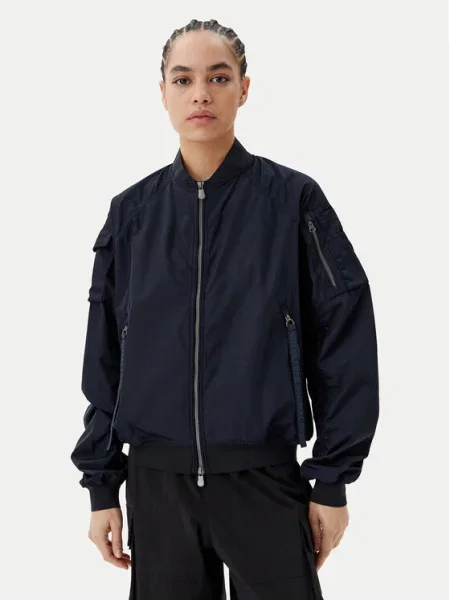 Save The Duck Bomber dzseki Oversize sötétkék