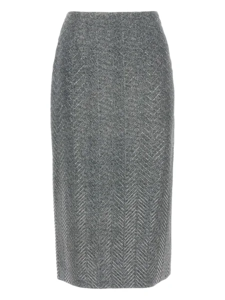 Fustă tip creion Ermanno Scervino gri