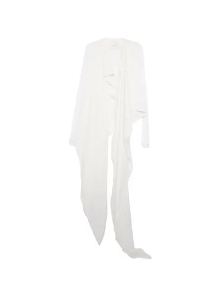 Cardigan Yehuafan drapat alb