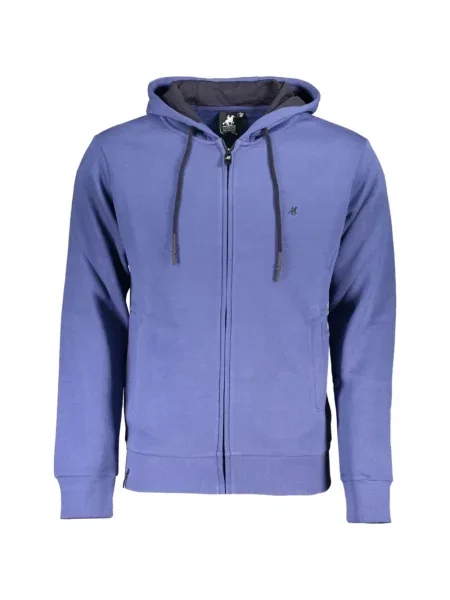 Hanorac cu glugă U.s. Grand cu broderie violet