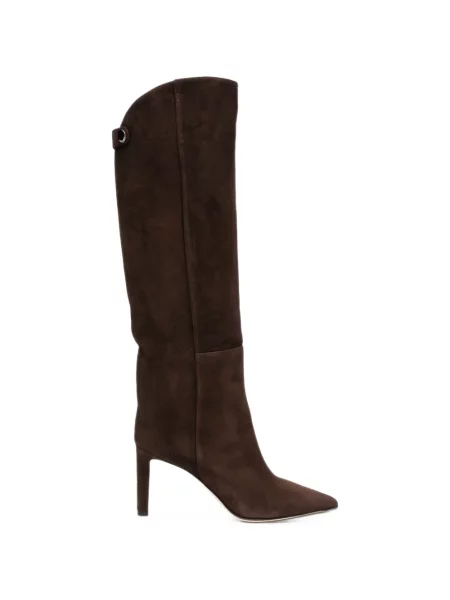 Cizme Jimmy Choo din piele de căprioară maro