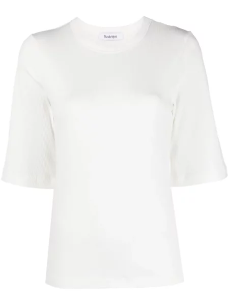 Tricou Rodebjer scurt alb