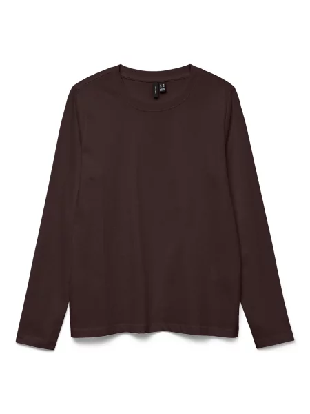 VERO MODA Tricou VMPaulina închis maro