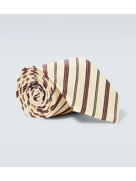 Cravată Dries Van Noten de mătase cu imagine