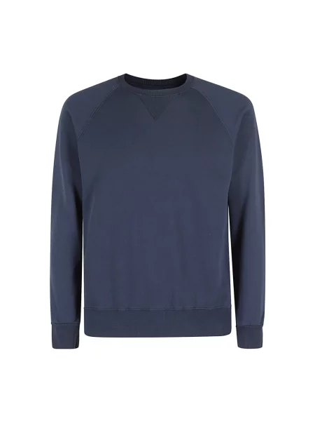 Bluza Fortela z okrągłym dekoltem niebieska