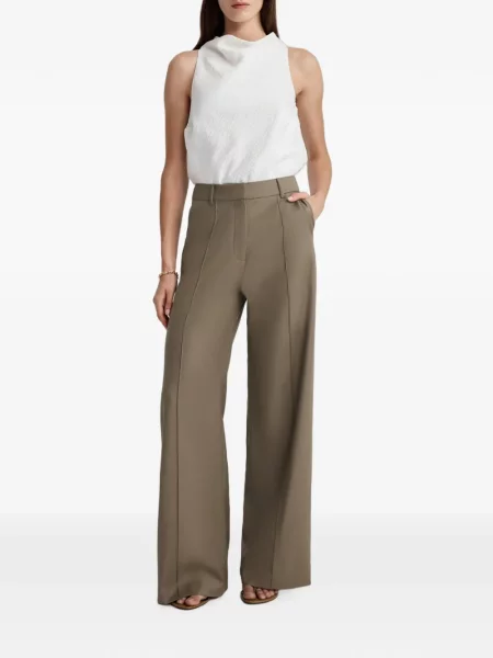 Pantaloni Anna Quan maro