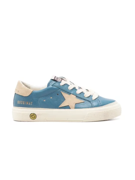 Sneakersy dziecięce Golden Goose May niebieskie