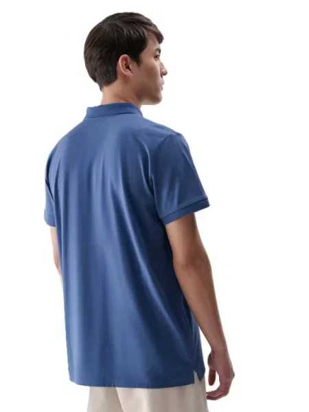Tricou polo 4f albastru
