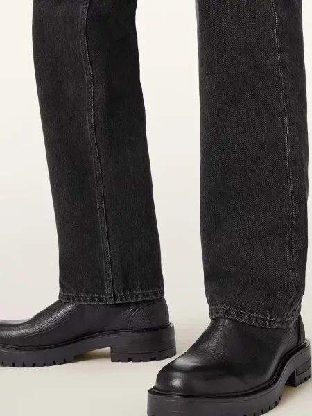 Кожаные ботинки челси Allsaints черные