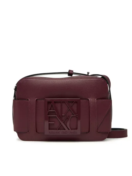 Crossbody torbica Armani Exchange črna