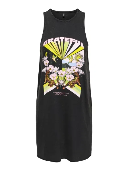 ONLY Rochie ONLLUCY galben / oliv / rosé negru