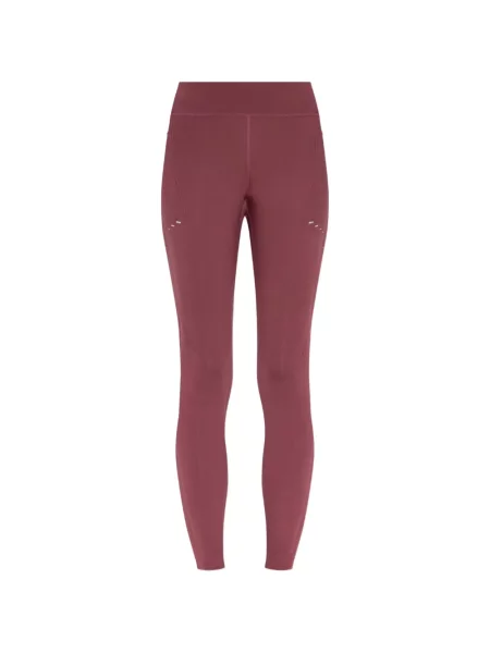 Leggings Nike alergare din fleece cu cordon albastru