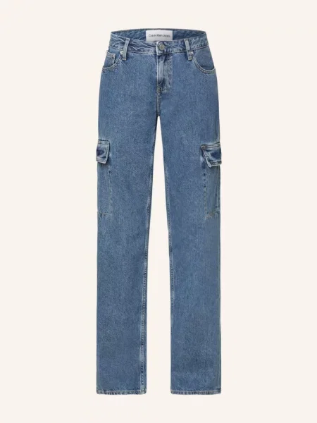 Calvin Klein Jeans Jeansy Baggy Fit modrá