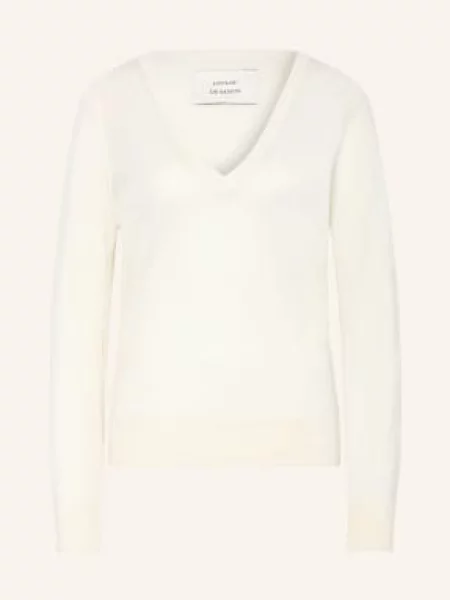 Loulou De Saison Sweter Z Kaszmiru Julio weiss