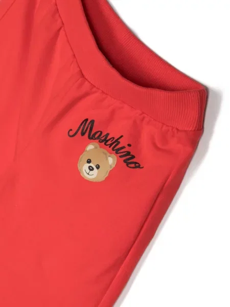 Komplet dresowy dziecięcy Moschino czerwony