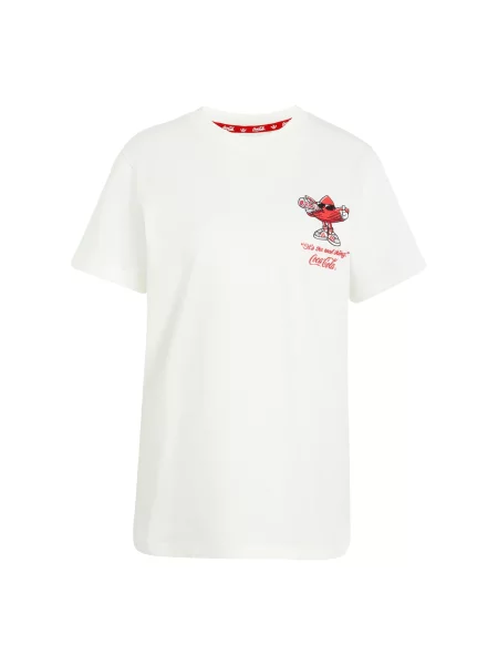 ADIDAS ORIGINALS Tričko Trefi červená / čierna biela