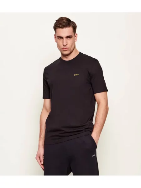 BOSS GREEN Tricou | stretch negru