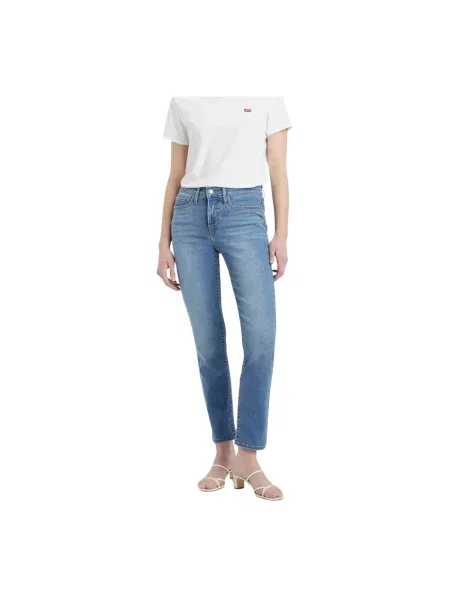 Skinny jeansy skinny Levi's niebieskie