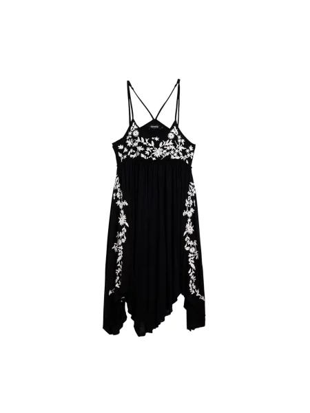 Desigual Rochie negru / murdar alb