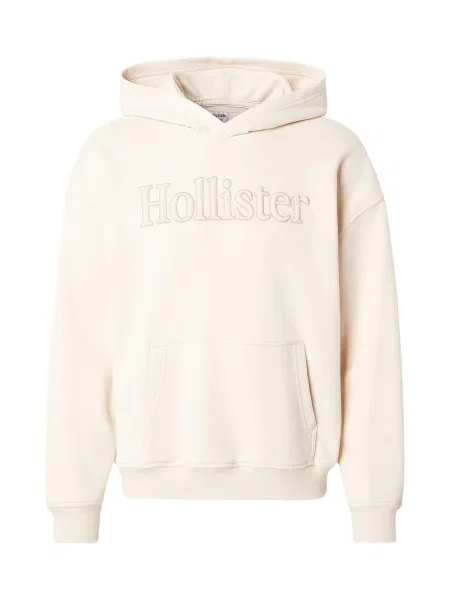 HOLLISTER Mikina písková / brokátová