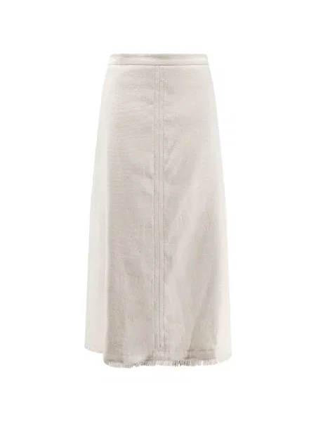 Fustă midi 's Max Mara cu franjuri în linie A