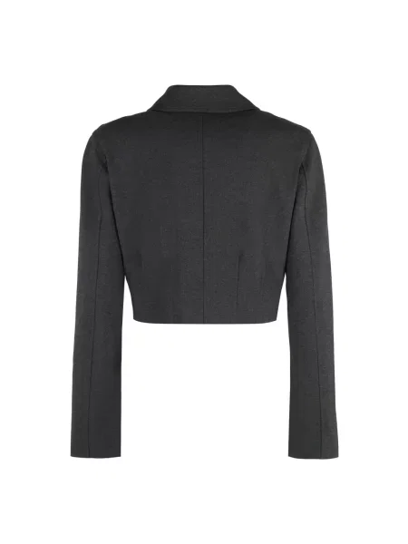 Kurtka Pinko jednorzędowa casual szara