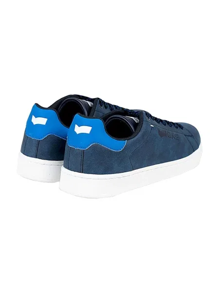 Sneakersy Gas skórzane niebieskie