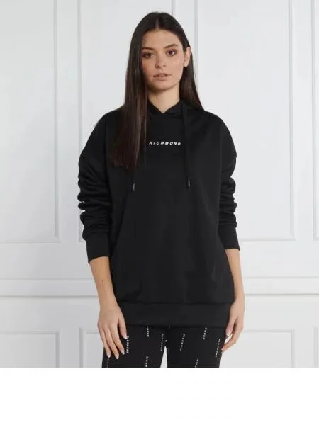 RICHMOND SPORT Hanorac SALTING | Relaxed fit negru