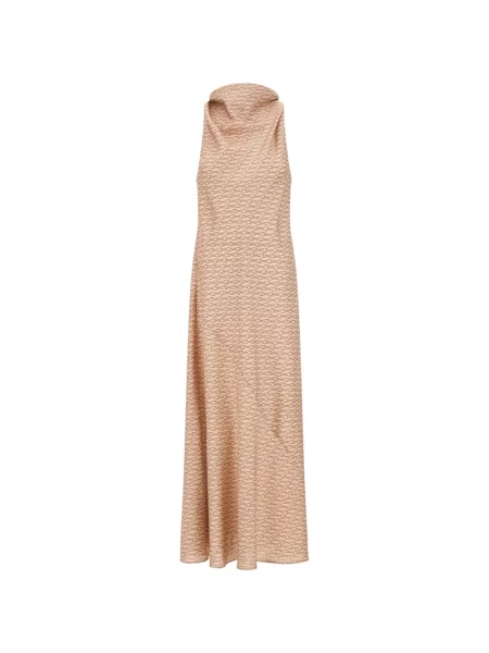 Rochie maxi Herno de mătase cu imagine