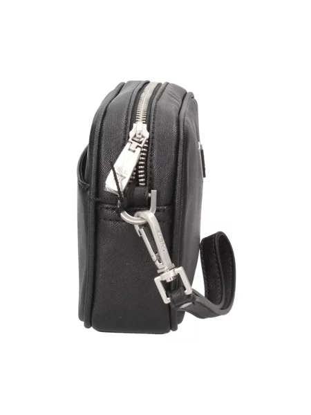 Mała mały torebka crossbody Guess elegancka czarna