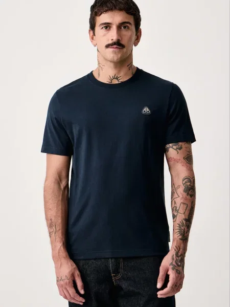 MOOSE KNUCKLES tricou basic pentru bărbați din
