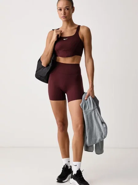 Nike спортен сутиен One кафяво
