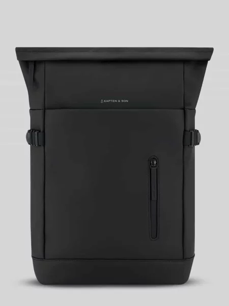 Plecak z uchwytem na butelkę model ‘HELSINKI’ Kapten & Son czarny