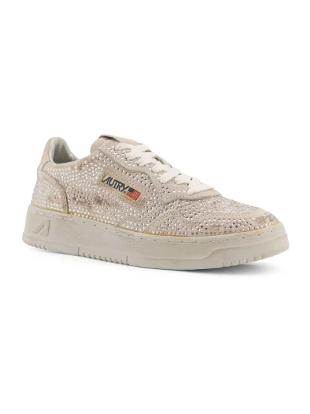 Sneakersy Autry zamszowe białe