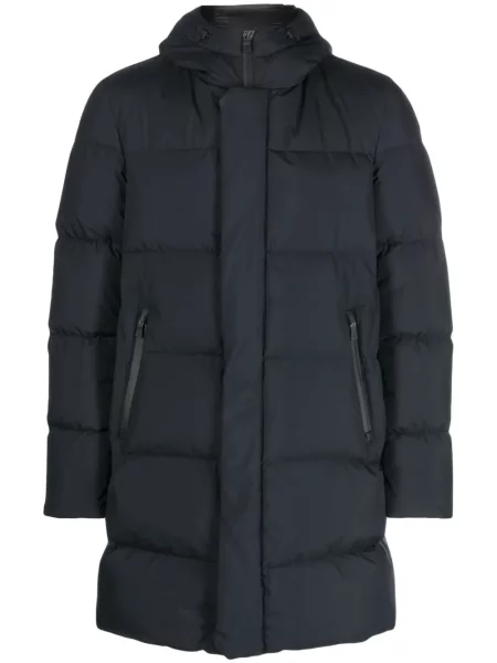 Palton Herno cu glugă albastru