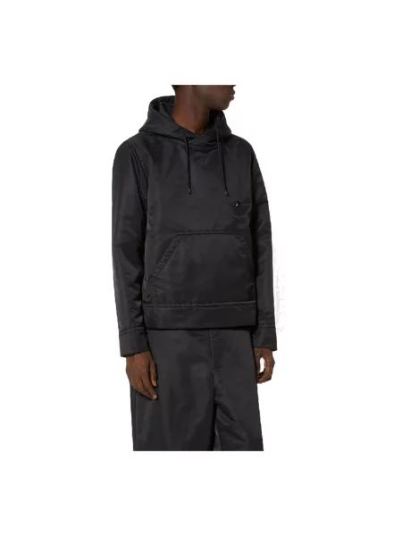 Bluza z kapturem Valentino z kapturem czarna
