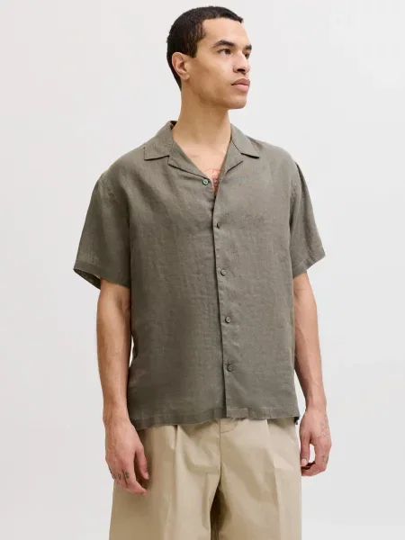 JACK & JONES Košeľa JPRBLALAWRENCE kamenná